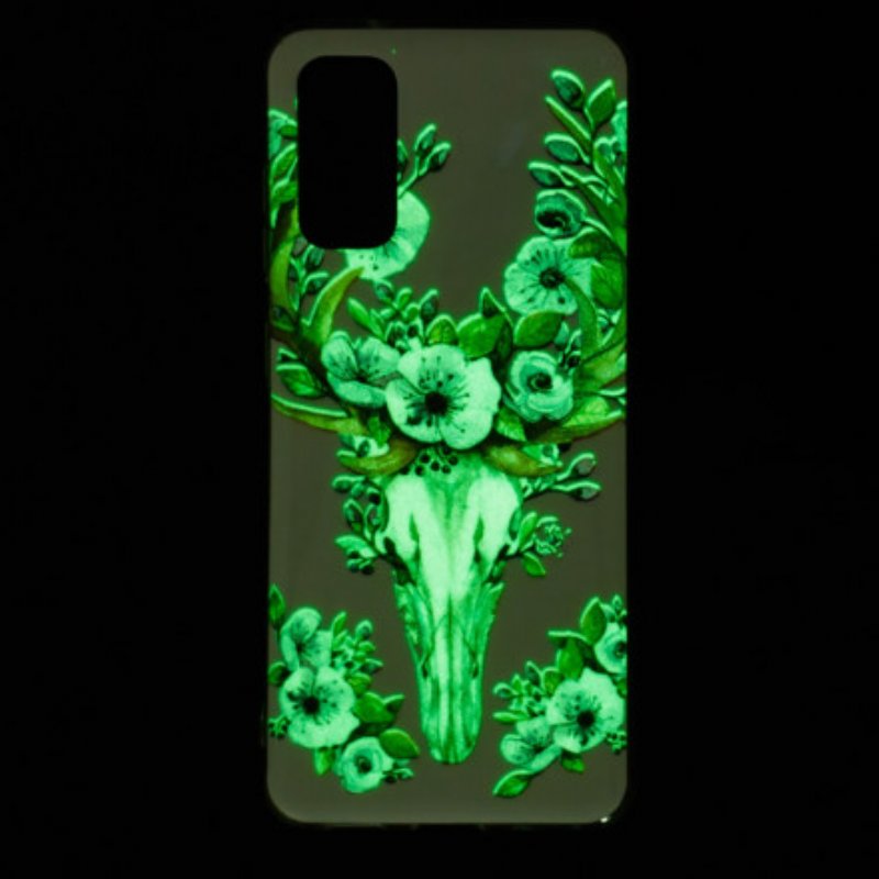 Skal Samsung Galaxy A52 4G / A52 5G / A52s 5G Fluorescerande Majestic Deer