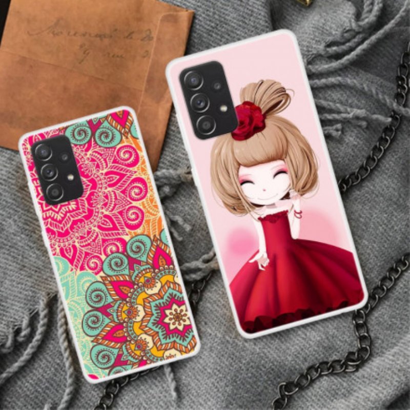 Skal Samsung Galaxy A52 4G / A52 5G / A52s 5G Manga Lady