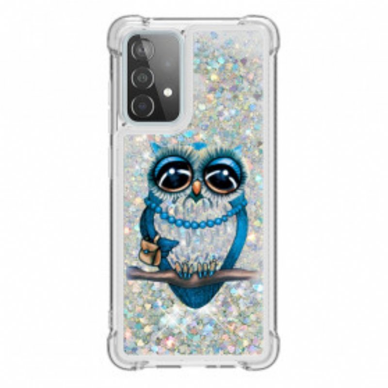 Skal Samsung Galaxy A52 4G / A52 5G / A52s 5G Miss Owl Paljetter