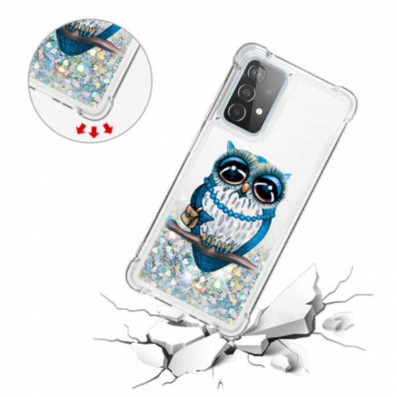 Skal Samsung Galaxy A52 4G / A52 5G / A52s 5G Miss Owl Paljetter