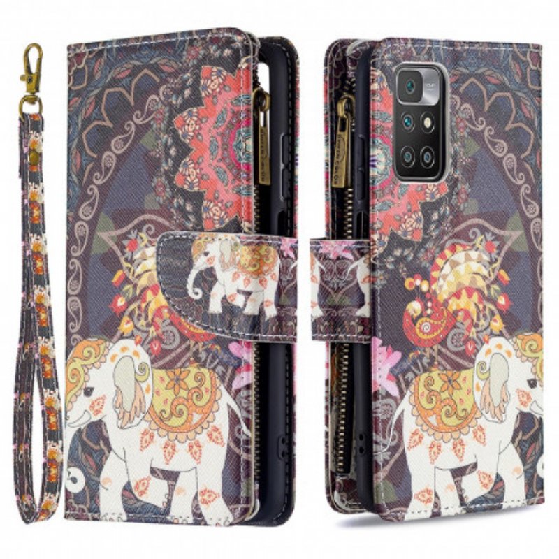 Fodral Xiaomi Redmi 10 Elephant Zip-ficka