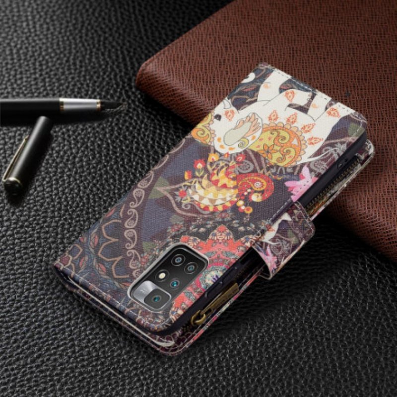 Fodral Xiaomi Redmi 10 Elephant Zip-ficka