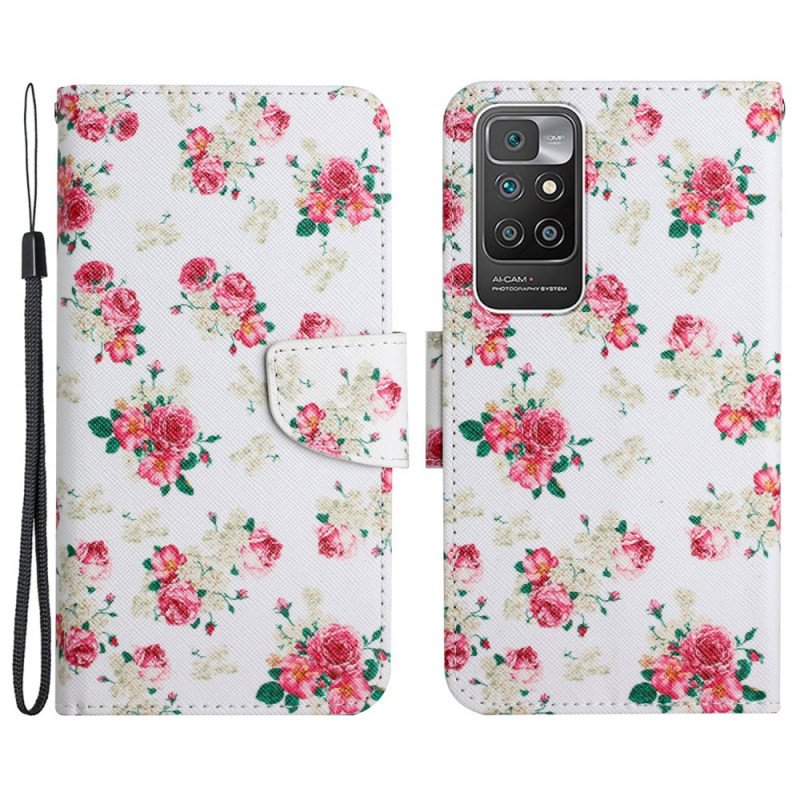 Fodral Xiaomi Redmi 10 Liberty Royal Blommor