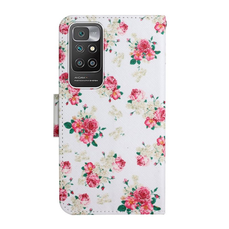 Fodral Xiaomi Redmi 10 Liberty Royal Blommor