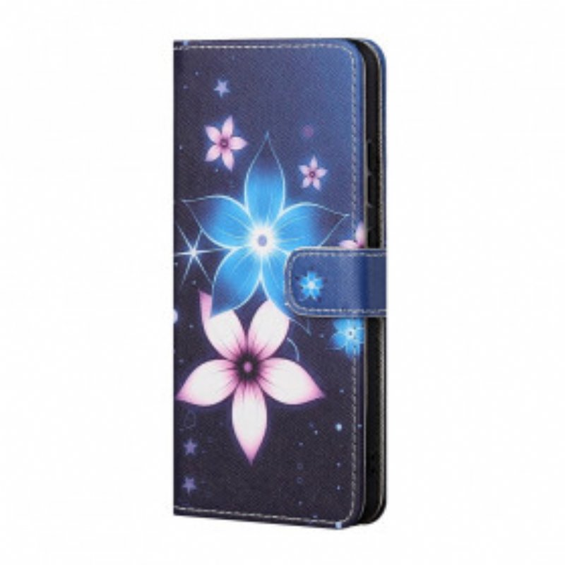 Fodral Xiaomi Redmi 10 Med Kedjar Lunar Strap Blommor