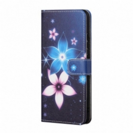 Fodral Xiaomi Redmi 10 Med Kedjar Lunar Strap Blommor