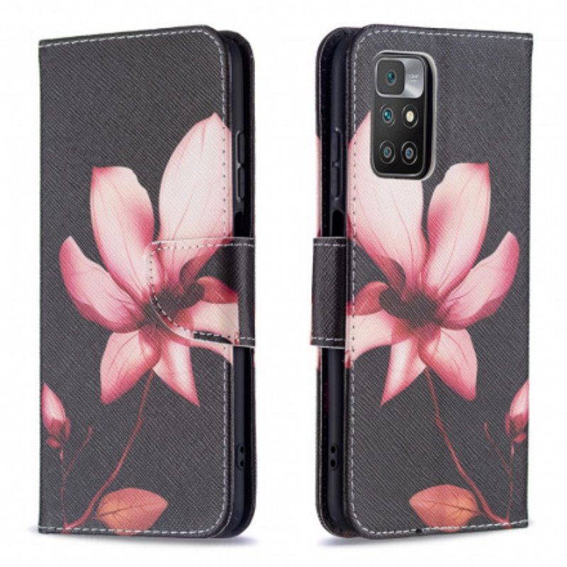 Fodral Xiaomi Redmi 10 Rosa Blomma