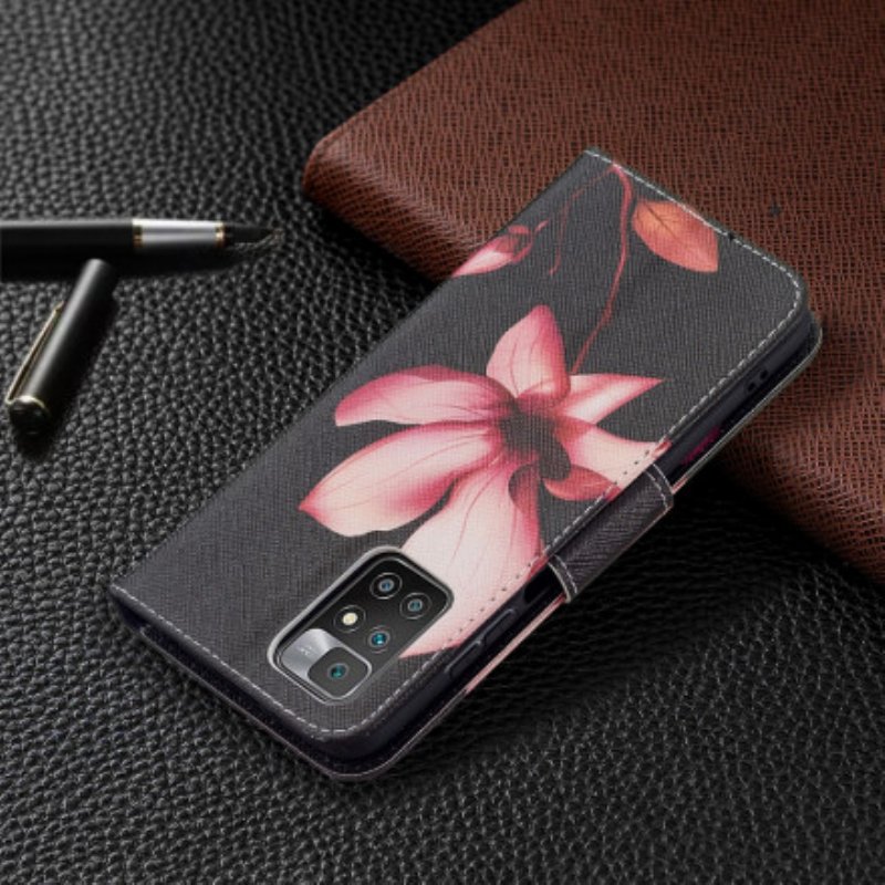 Fodral Xiaomi Redmi 10 Rosa Blomma