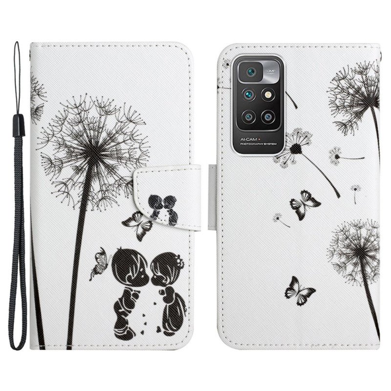 Folio-fodral Xiaomi Redmi 10 Baby Love Maskros