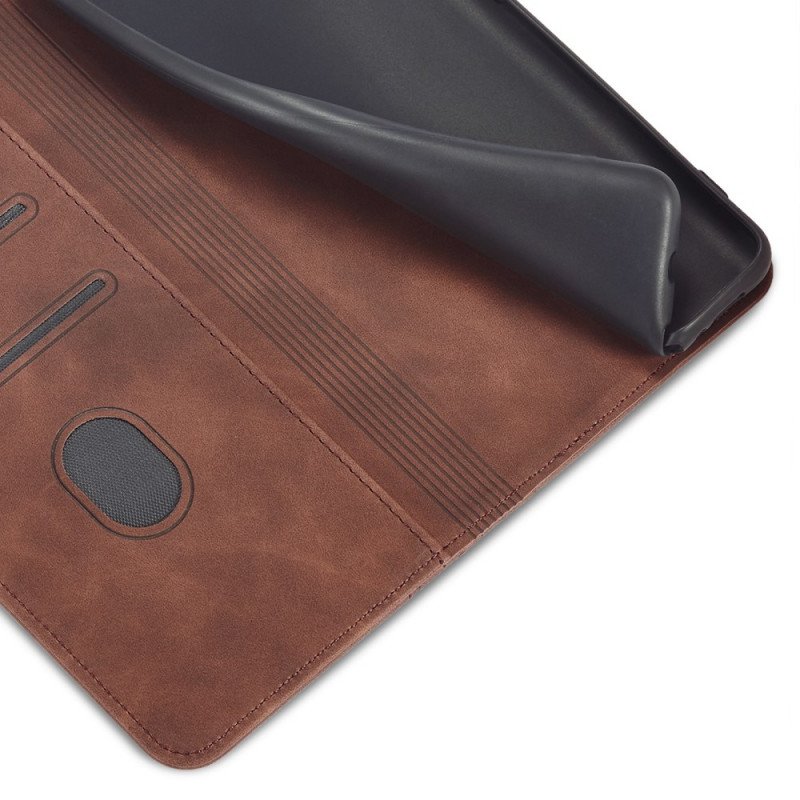 Folio-fodral Xiaomi Redmi 10 Läderfodral Hudkänsla Couture