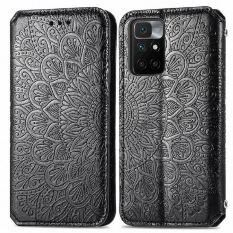 Folio-fodral Xiaomi Redmi 10 Läderfodral Mandala