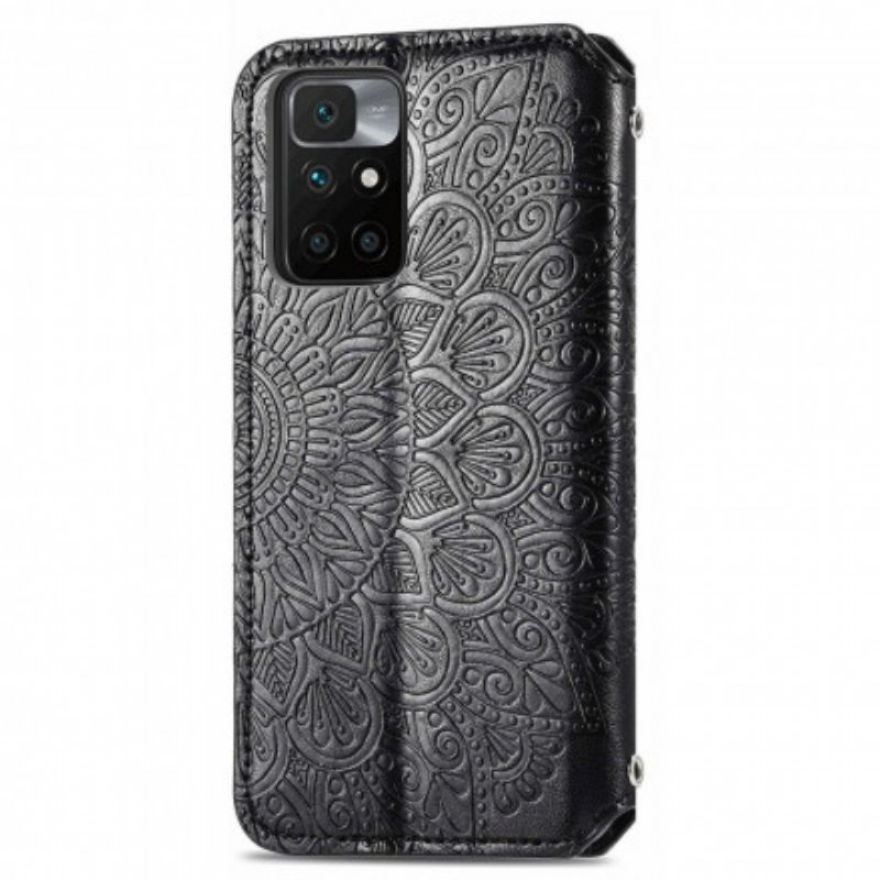 Folio-fodral Xiaomi Redmi 10 Läderfodral Mandala