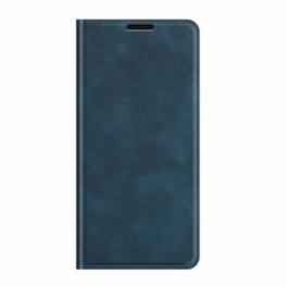 Folio-fodral Xiaomi Redmi 10 Läderfodral Slim Skin-touch