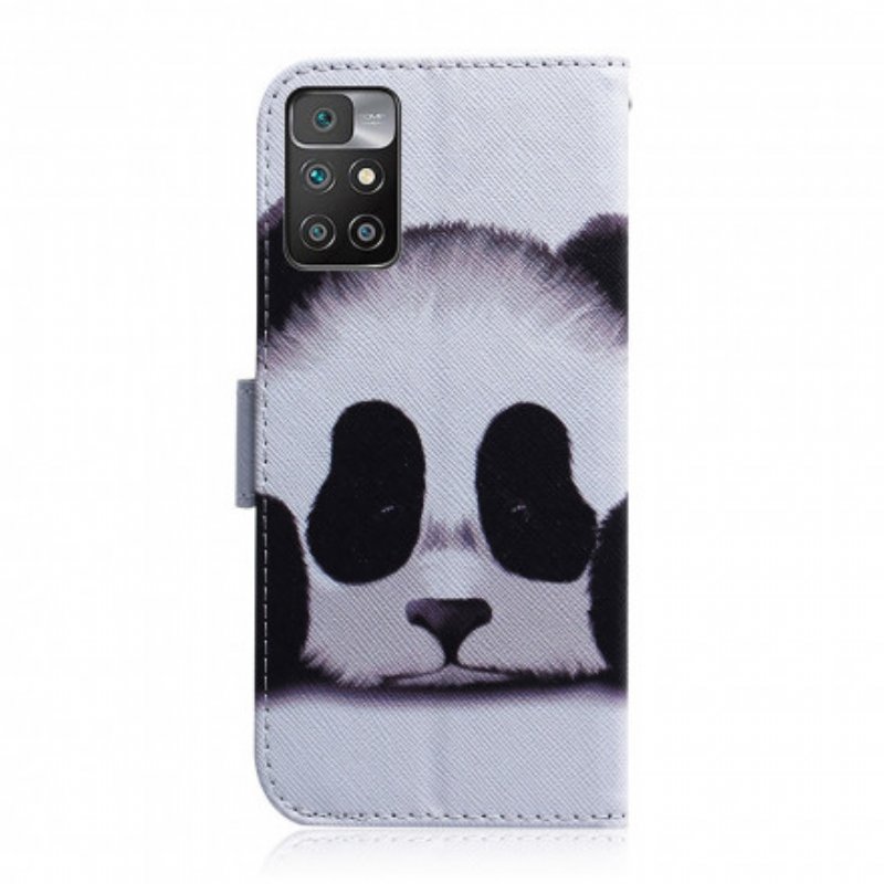 Folio-fodral Xiaomi Redmi 10 Panda Ansikte