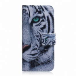 Läderfodral Xiaomi Redmi 10 Tiger Face