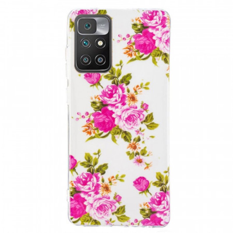 Skal Xiaomi Redmi 10 Fluorescerande Liberty Flowers