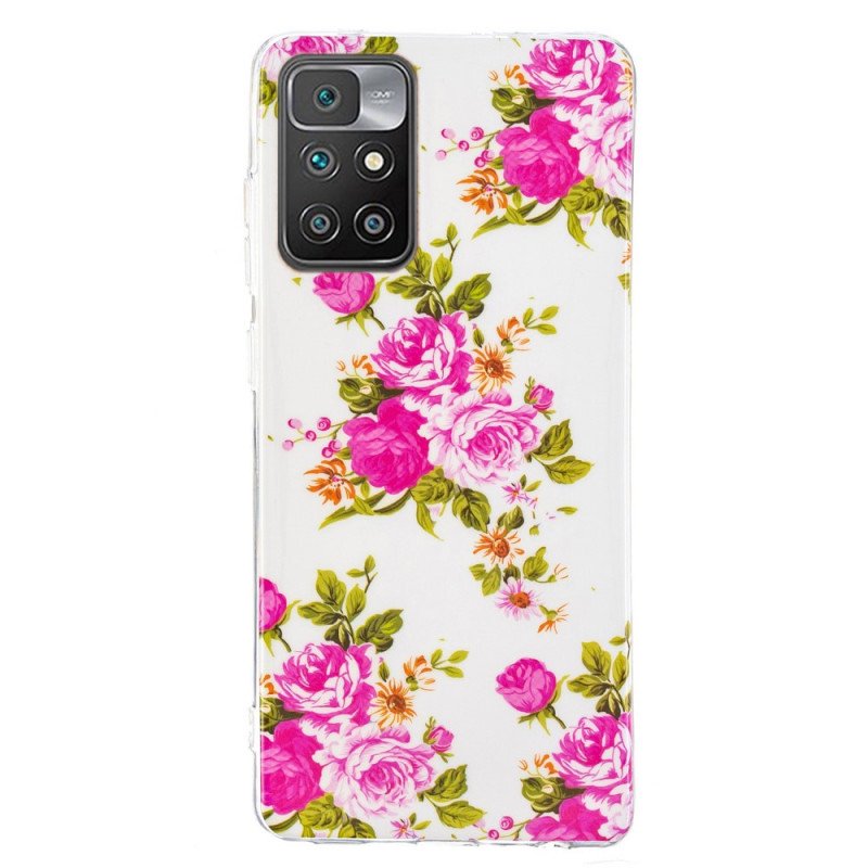 Skal Xiaomi Redmi 10 Fluorescerande Liberty Flowers