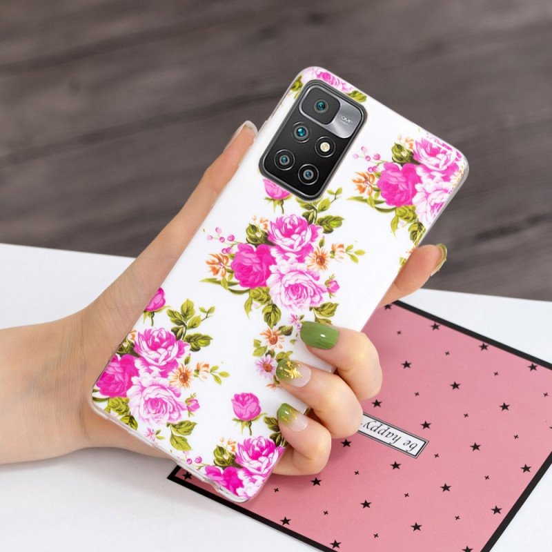 Skal Xiaomi Redmi 10 Fluorescerande Liberty Flowers