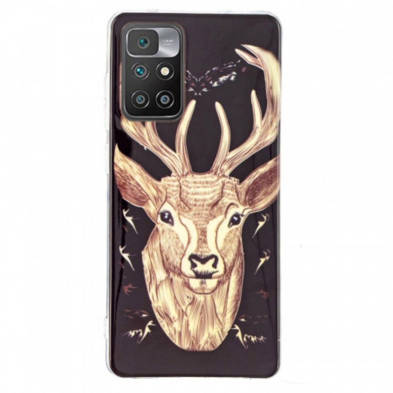 Skal Xiaomi Redmi 10 Fluorescerande Majestic Deer