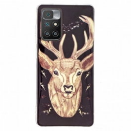 Skal Xiaomi Redmi 10 Fluorescerande Majestic Deer