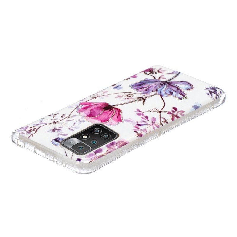 Skal Xiaomi Redmi 10 Marmorerade Blommor