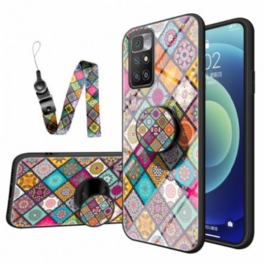 Skal Xiaomi Redmi 10 Patchwork Magnetisk Hållare