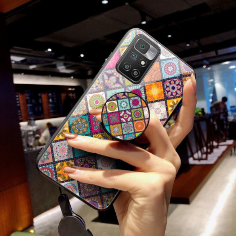 Skal Xiaomi Redmi 10 Patchwork Magnetisk Hållare