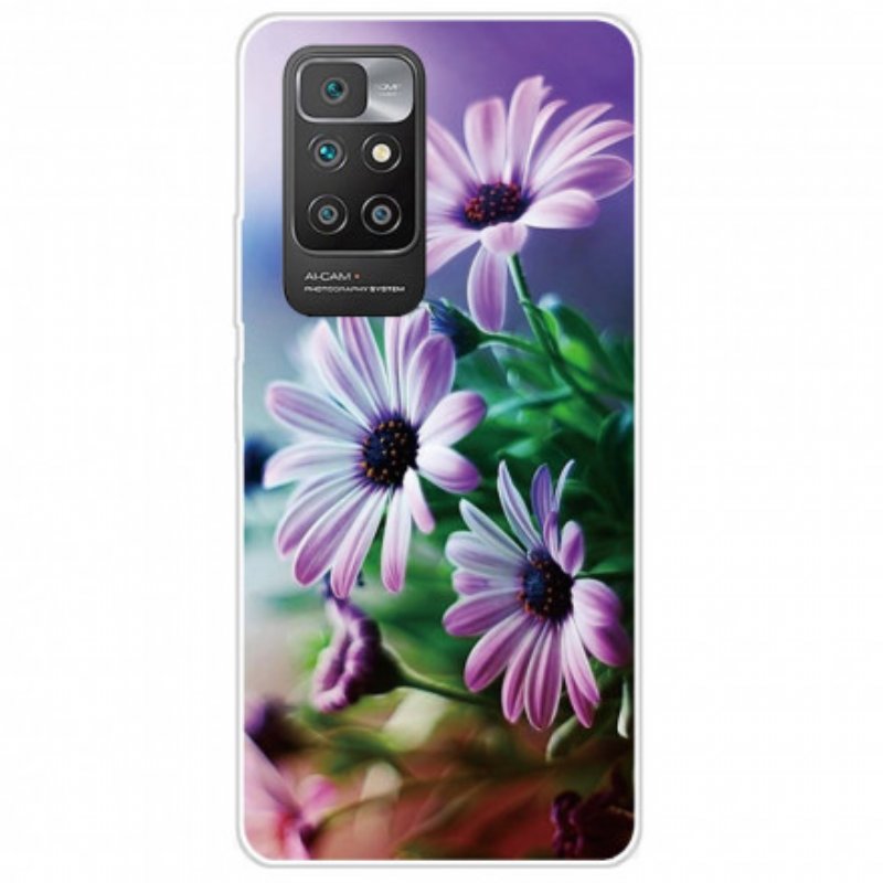 Skal Xiaomi Redmi 10 Realistiska Blommor