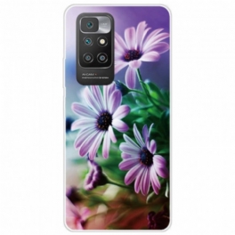 Skal Xiaomi Redmi 10 Realistiska Blommor