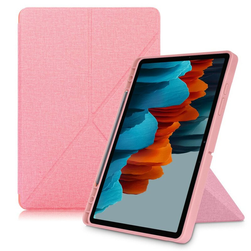 Skal Samsung Galaxy Tab S7 FE Origami Tyg Textur