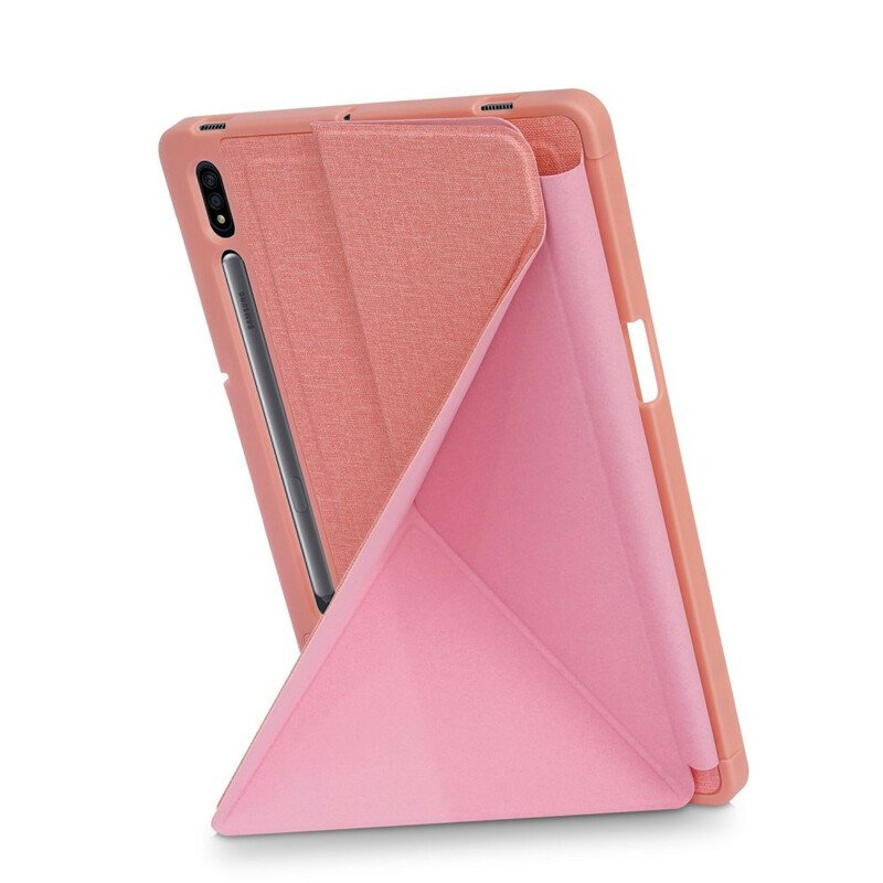 Skal Samsung Galaxy Tab S7 FE Origami Tyg Textur