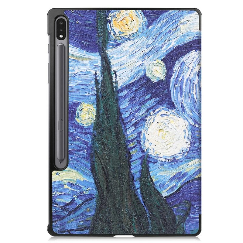 Skal Samsung Galaxy Tab S7 FE Pennhållare För Starry Night