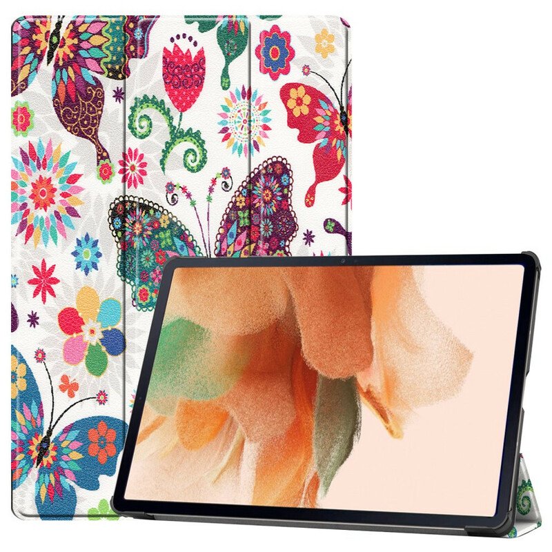 Skal Samsung Galaxy Tab S7 FE Vintage Blompennhållare