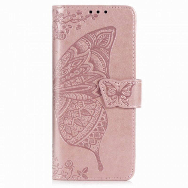 Fodral Samsung Galaxy Z Fold 2 Butterfly Design Med Lanyard