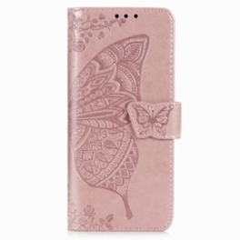 Fodral Samsung Galaxy Z Fold 2 Butterfly Design Med Lanyard