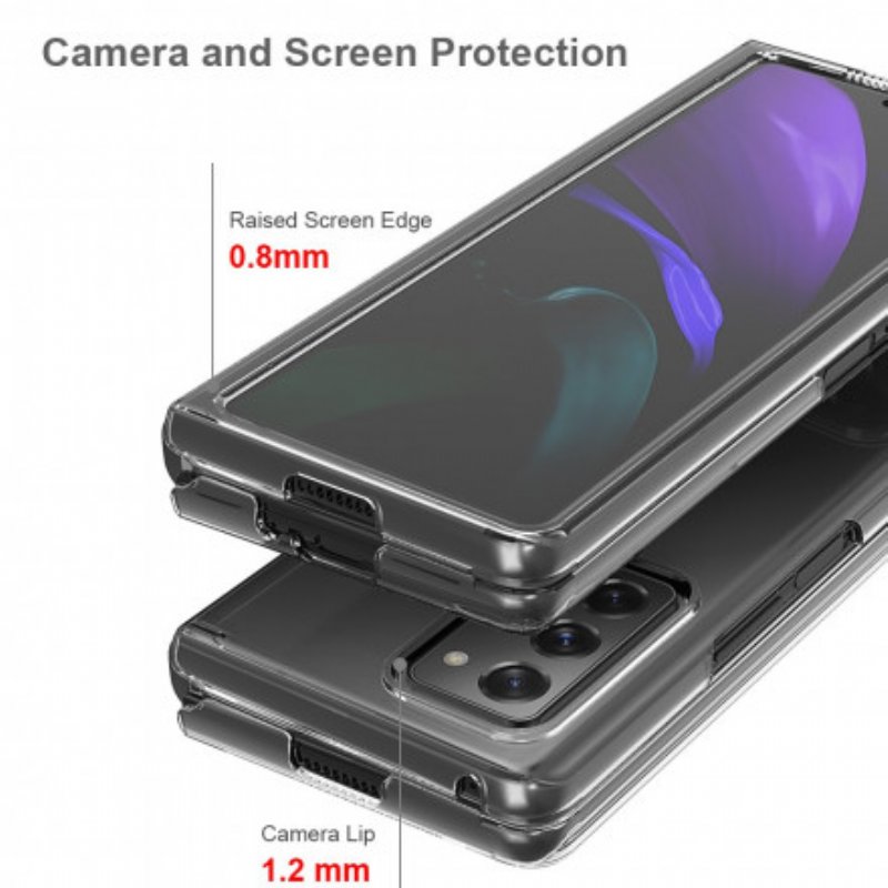 Mobilskal Samsung Galaxy Z Fold 2 Transparent Hybrid