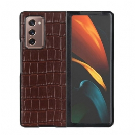 Skal Samsung Galaxy Z Fold 2 Äkta Krokodilläder