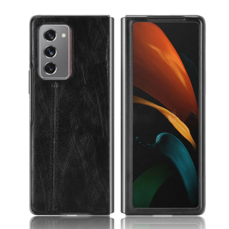 Skal Samsung Galaxy Z Fold 2 Couture Lädereffekt