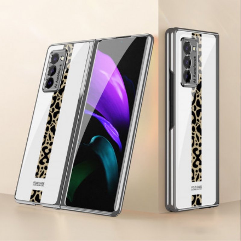 Skal Samsung Galaxy Z Fold 2 Gkk Leopard Härdat Glas