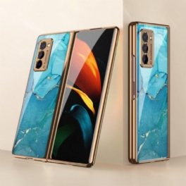 Skal Samsung Galaxy Z Fold 2 Gkk Marmor Härdat Glas