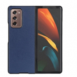 Skal Samsung Galaxy Z Fold 2 Hybrid Och Äkta Läder