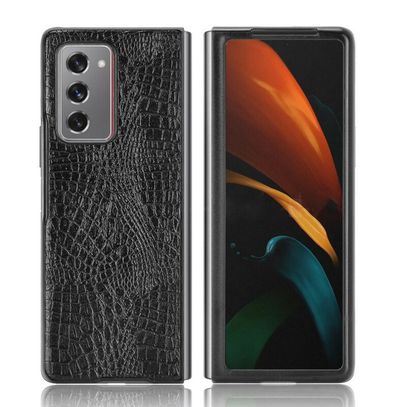 Skal Samsung Galaxy Z Fold 2 Krokodilskinnstil