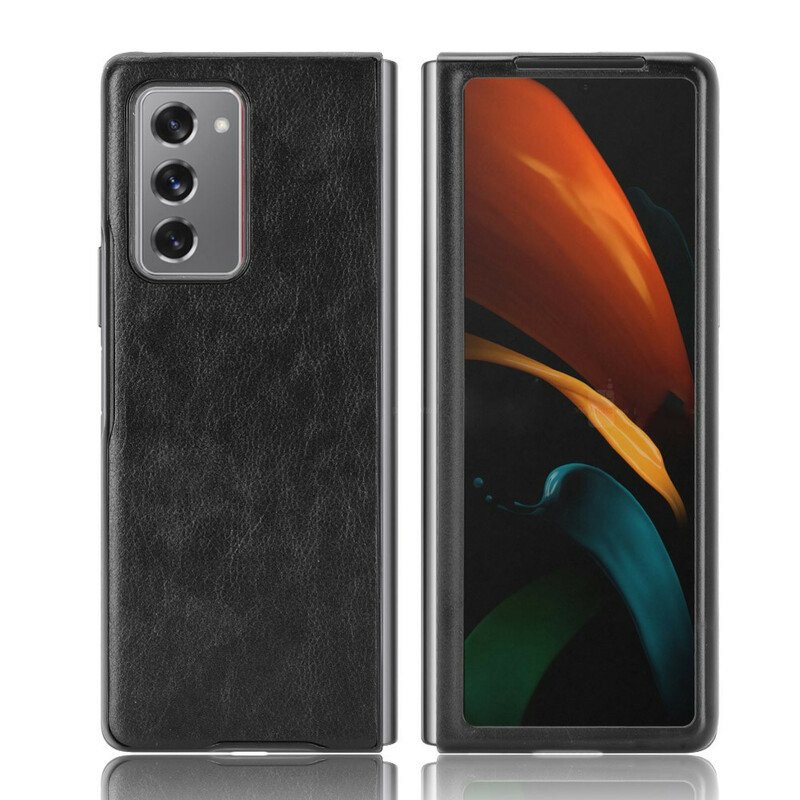 Skal Samsung Galaxy Z Fold 2 Litchi Konstläder