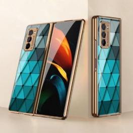 Skal Samsung Galaxy Z Fold 2 Trianglar Av Härdat Glas Gkk