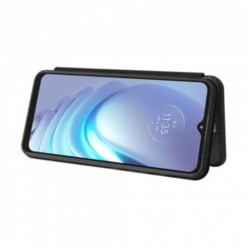 Folio-fodral Moto G50 Läderfodral Silikon Kol