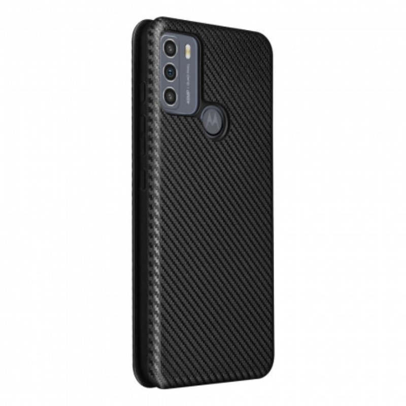 Folio-fodral Moto G50 Läderfodral Silikon Kol