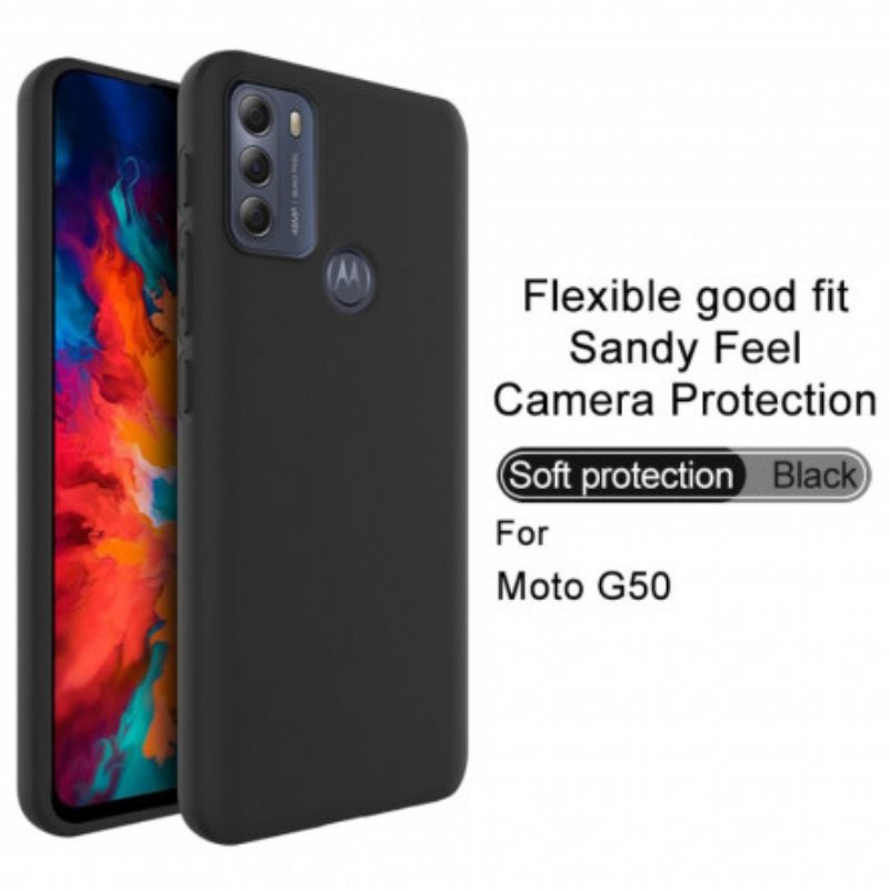 Skal Moto G50 Uc-3 Series Silikonmatta Imak