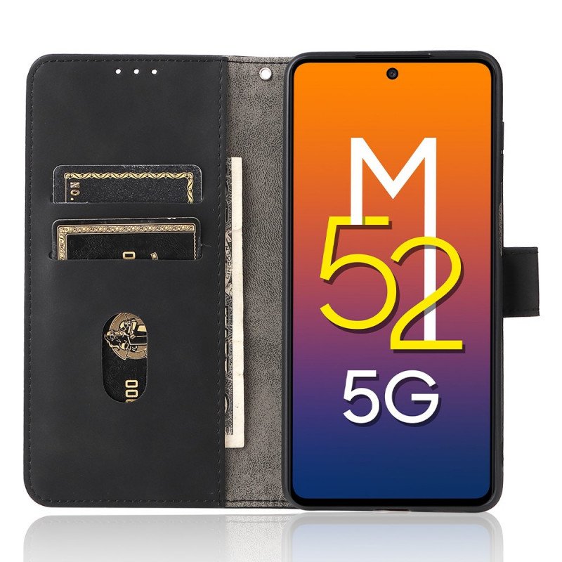 Fodral Samsung Galaxy M52 5G Avskärmat Läder