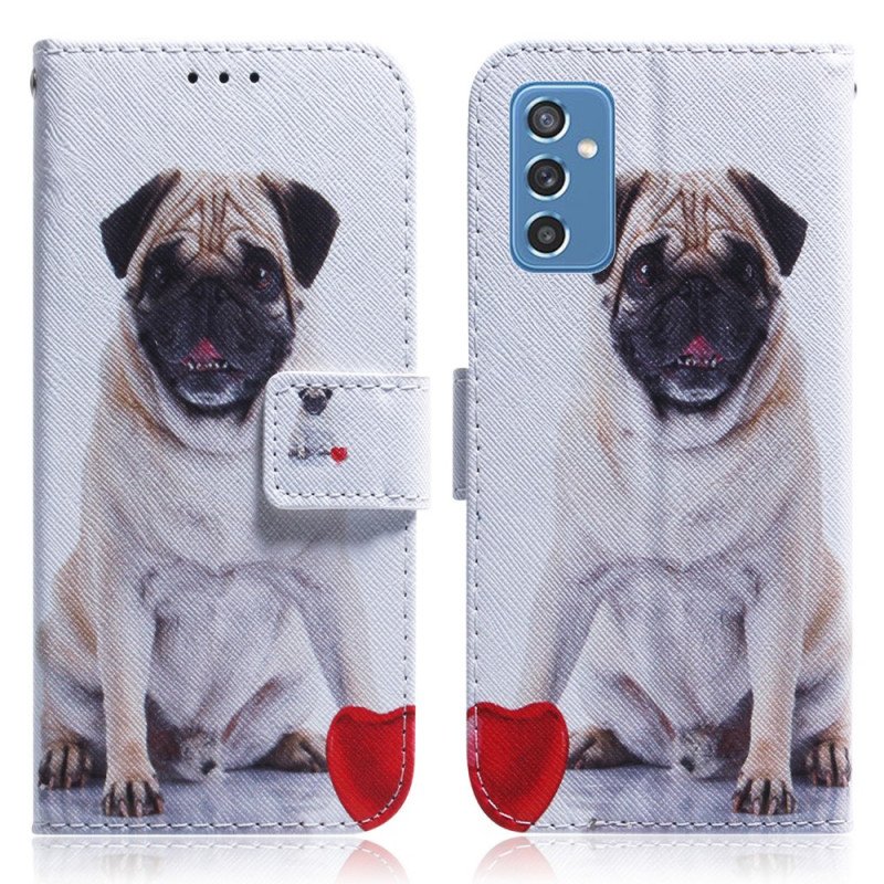 Fodral Samsung Galaxy M52 5G Mops Hund