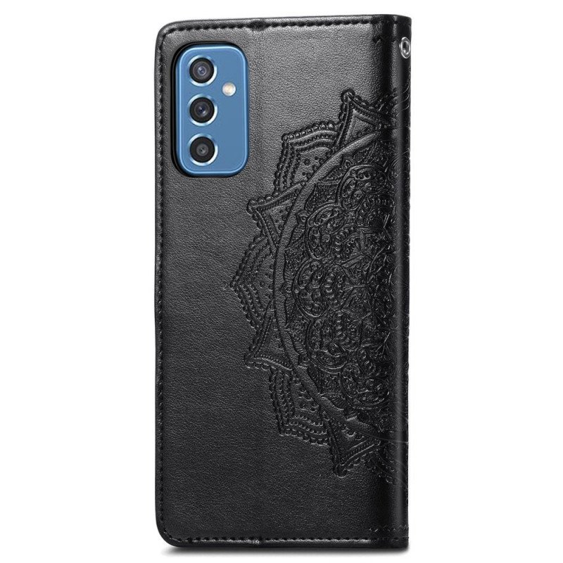 Folio-fodral Samsung Galaxy M52 5G Flätad Mandala